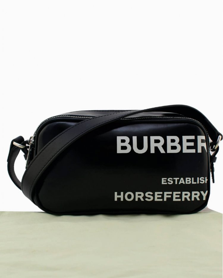 Bolsa Burberry Original Coated Canvas Horseferry Print Micro